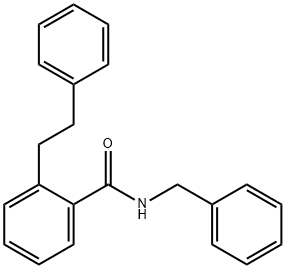 N-benzyl-2-(2-phenylethyl)benzamide 结构式