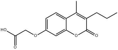 2-(4-methyl-2-oxo-3-propylchromen-7-yl)oxyacetic acid Structure