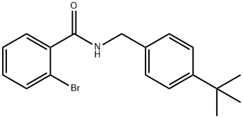 2-bromo-N-[(4-tert-butylphenyl)methyl]benzamide,306743-89-5,结构式