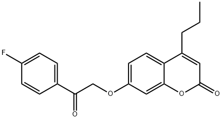 307546-73-2 7-[2-(4-fluorophenyl)-2-oxoethoxy]-4-propylchromen-2-one
