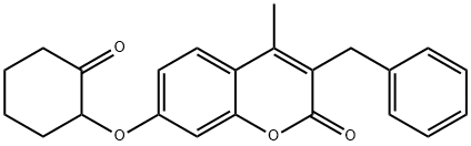 3-benzyl-4-methyl-7-(2-oxocyclohexyl)oxychromen-2-one|