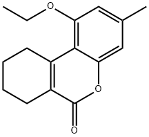 1-ethoxy-3-methyl-7,8,9,10-tetrahydrobenzo[c]chromen-6-one Structure