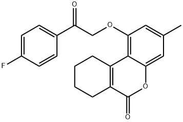 307550-65-8 1-[2-(4-fluorophenyl)-2-oxoethoxy]-3-methyl-7,8,9,10-tetrahydrobenzo[c]chromen-6-one