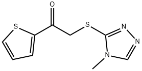 309266-58-8 2-[(4-methyl-1,2,4-triazol-3-yl)sulfanyl]-1-thiophen-2-ylethanone