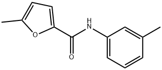 5-methyl-N-(3-methylphenyl)furan-2-carboxamide 化学構造式