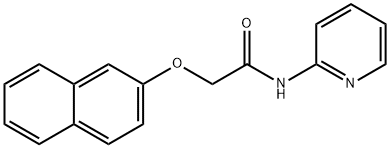 2-naphthalen-2-yloxy-N-pyridin-2-ylacetamide|