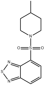 4-(4-methylpiperidin-1-yl)sulfonyl-2,1,3-benzothiadiazole Structure