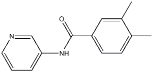 3,4-dimethyl-N-pyridin-3-ylbenzamide 化学構造式