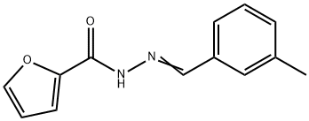 N-[(E)-(3-methylphenyl)methylideneamino]furan-2-carboxamide Structure