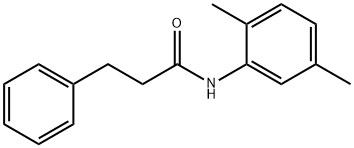 N-(2,5-dimethylphenyl)-3-phenylpropanamide 结构式