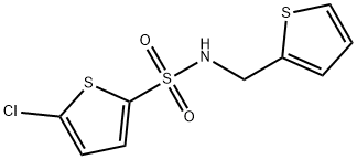 5-chloro-N-(thiophen-2-ylmethyl)thiophene-2-sulfonamide Structure