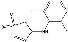 N-(2,6-dimethylphenyl)-1,1-dioxo-2,3-dihydrothiophen-3-amine 化学構造式
