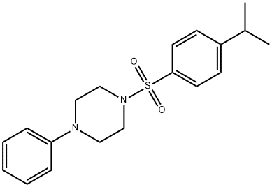 1-phenyl-4-(4-propan-2-ylphenyl)sulfonylpiperazine,326885-67-0,结构式