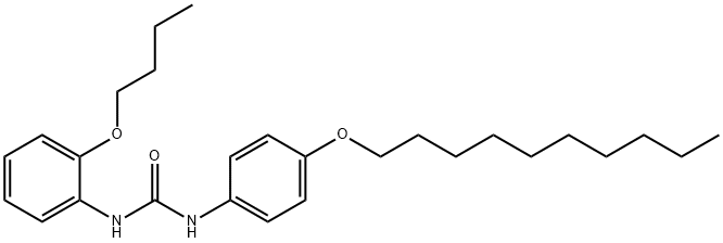 1-(2-butoxyphenyl)-3-(4-decoxyphenyl)urea Structure