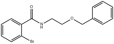 2-bromo-N-(2-phenylmethoxyethyl)benzamide Structure