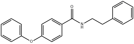 4-phenoxy-N-(2-phenylethyl)benzamide Structure