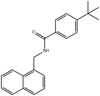 4-tert-butyl-N-(naphthalen-1-ylmethyl)benzamide,329920-50-5,结构式