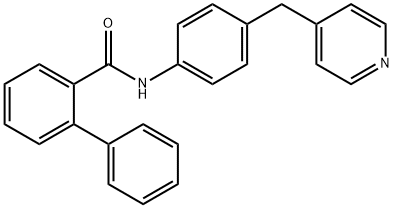 2-phenyl-N-[4-(pyridin-4-ylmethyl)phenyl]benzamide Structure