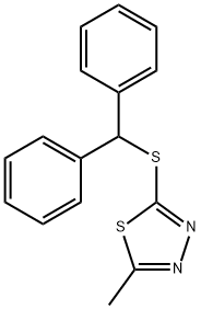 329921-41-7 2-benzhydrylsulfanyl-5-methyl-1,3,4-thiadiazole