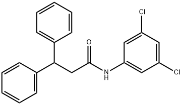 N-(3,5-dichlorophenyl)-3,3-diphenylpropanamide Structure