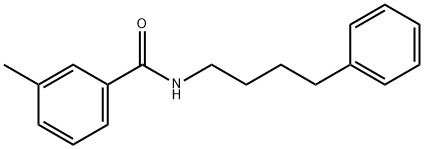 3-methyl-N-(4-phenylbutyl)benzamide Structure