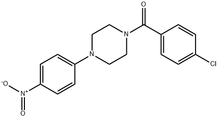 330467-93-1 (4-chlorophenyl)-[4-(4-nitrophenyl)piperazin-1-yl]methanone