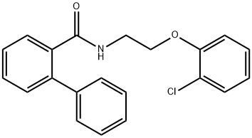 N-[2-(2-chlorophenoxy)ethyl]-2-phenylbenzamide Structure