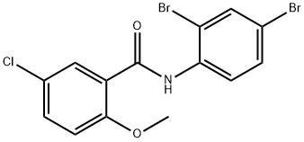 5-chloro-N-(2,4-dibromophenyl)-2-methoxybenzamide|