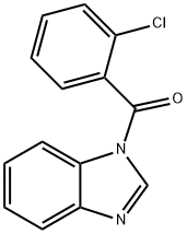 benzimidazol-1-yl-(2-chlorophenyl)methanone Structure