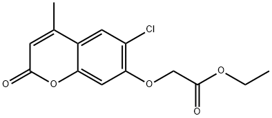 ethyl 2-(6-chloro-4-methyl-2-oxochromen-7-yl)oxyacetate|