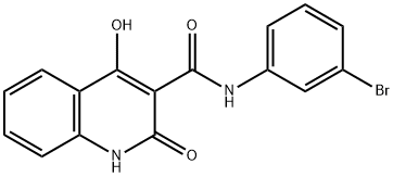N-(3-bromophenyl)-4-hydroxy-2-oxo-1H-quinoline-3-carboxamide|WAY-339696