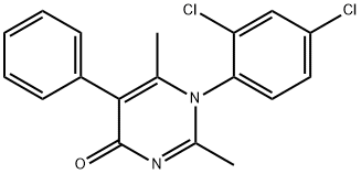 334498-06-5 1-(2,4-dichlorophenyl)-2,6-dimethyl-5-phenylpyrimidin-4-one