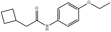 2-cyclobutyl-N-(4-ethoxyphenyl)acetamide Structure