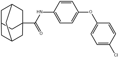 N-[4-(4-chlorophenoxy)phenyl]adamantane-1-carboxamide Structure