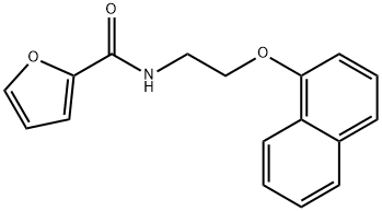 N-(2-naphthalen-1-yloxyethyl)furan-2-carboxamide Structure