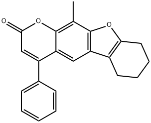 345625-71-0 11-methyl-4-phenyl-6,7,8,9-tetrahydro-[1]benzofuro[3,2-g]chromen-2-one