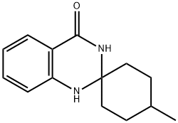 4'-methylspiro[1,3-dihydroquinazoline-2,1'-cyclohexane]-4-one 结构式