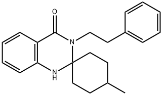 4'-methyl-3-(2-phenylethyl)spiro[1H-quinazoline-2,1'-cyclohexane]-4-one Structure