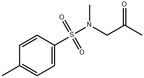 N,4-dimethyl-N-(2-oxopropyl)benzenesulfonamide Struktur