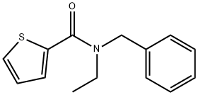 N-benzyl-N-ethylthiophene-2-carboxamide Struktur