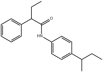 N-(4-butan-2-ylphenyl)-2-phenylbutanamide Structure