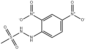 N'-(2,4-dinitrophenyl)methanesulfonohydrazide Struktur