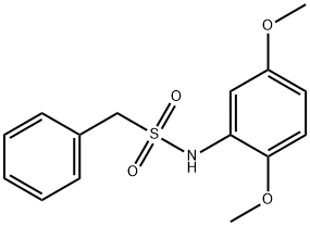 N-(2,5-dimethoxyphenyl)-1-phenylmethanesulfonamide Structure