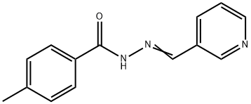 4-methyl-N-[(E)-pyridin-3-ylmethylideneamino]benzamide Structure