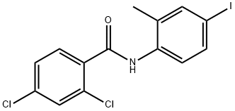 2,4-dichloro-N-(4-iodo-2-methylphenyl)benzamide Struktur