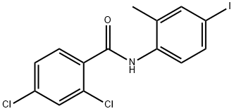 2,4-dichloro-N-(4-iodo-2-methylphenyl)benzamide Structure