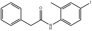 N-(4-iodo-2-methylphenyl)-2-phenylacetamide Struktur