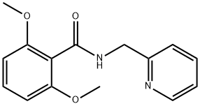 2,6-dimethoxy-N-(pyridin-2-ylmethyl)benzamide Structure