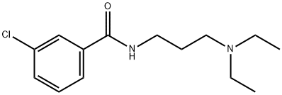 3-chloro-N-[3-(diethylamino)propyl]benzamide Struktur
