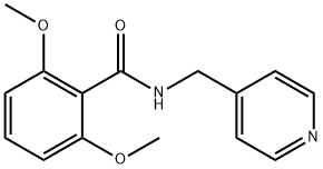 2,6-dimethoxy-N-(pyridin-4-ylmethyl)benzamide Structure